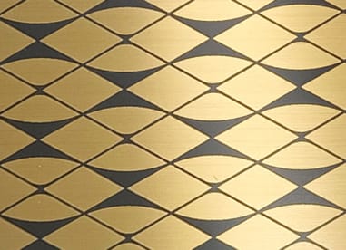 etched stainless steel sheet