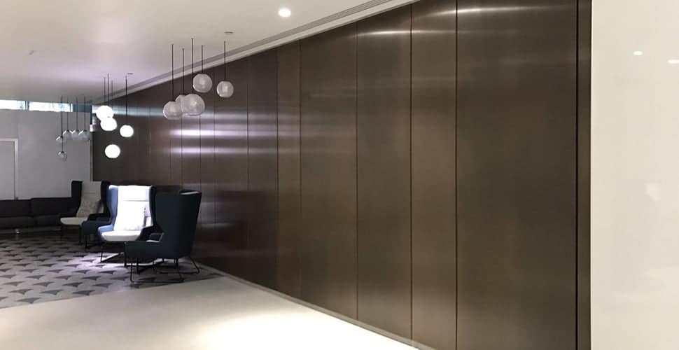 stainless steel wall cladding
