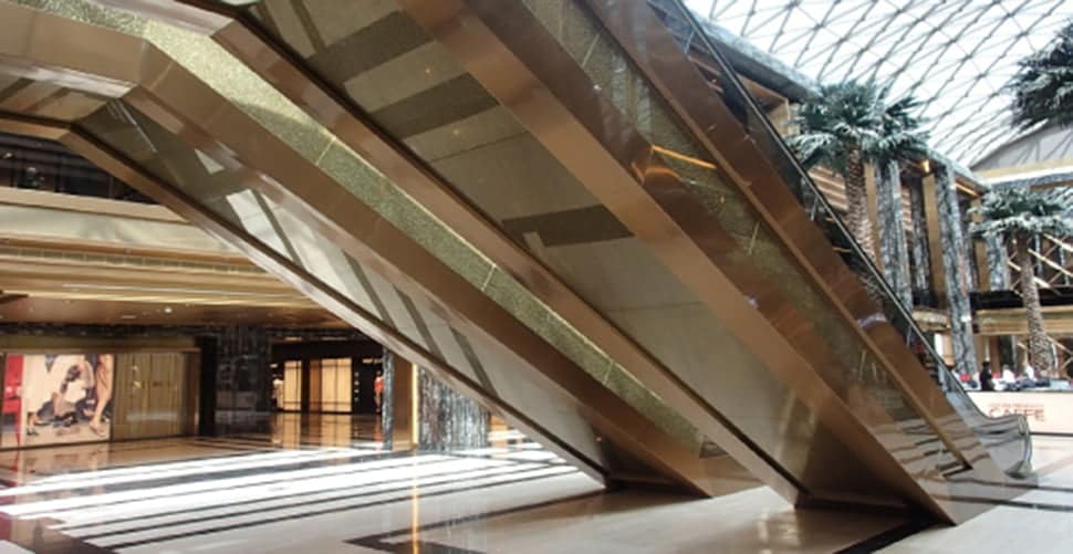 stainless steel escalator