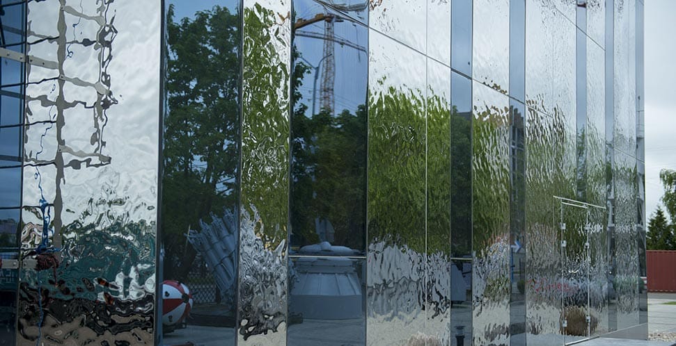 water ripple wall cladding